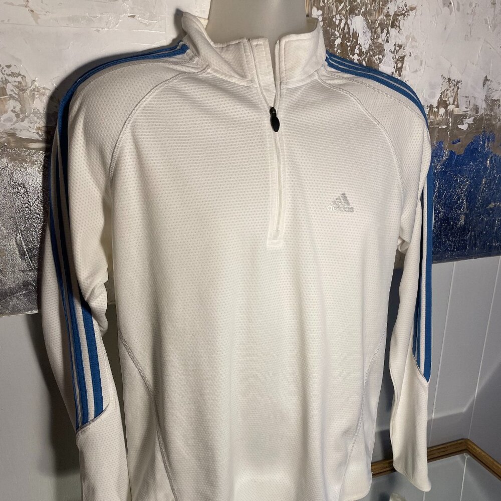 Mens Adidas Lightweight 1/4 zip Pullover Mens M